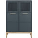 Rivero 35.5 X 17.75 inch Teal Highboard